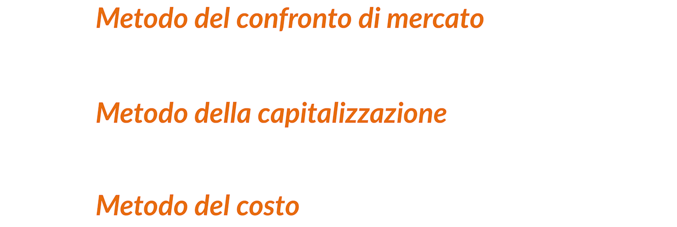 Procedimenti di Stima