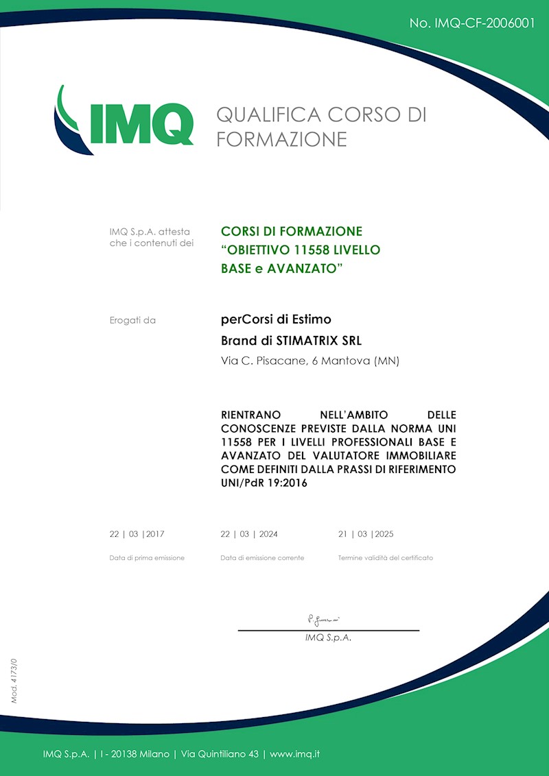 Certificazione IMQ